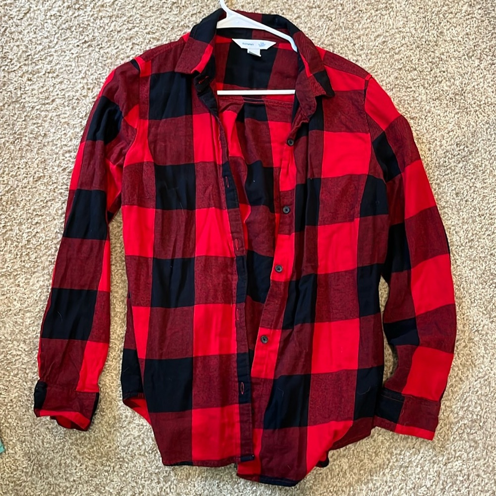 Womens medium classic flannel shirt.